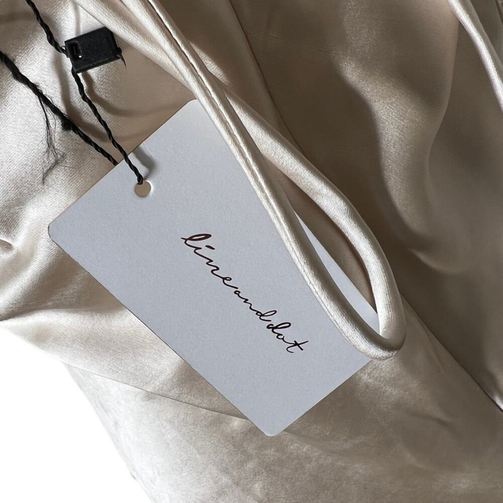 Hunnie Mini Dress in Creme Line & Dot Revolve Size small NWT - Picture 8 of 13